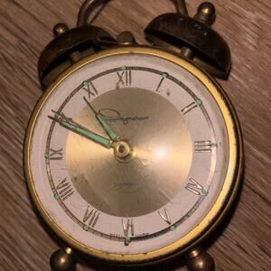 Vintage alarm clock made in German Ingraham Luminous box c